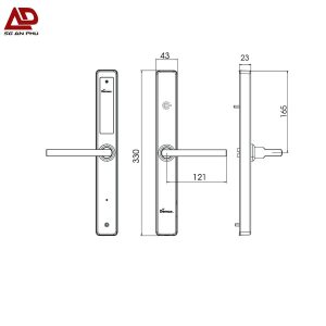 Khoá khách sạn Demax HEL330 SB