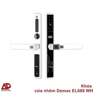 Khóa cửa nhôm Demax EL688 WH chính hãng cao cấp