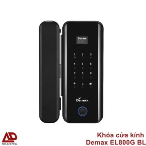 Khóa cửa kính Demax EL800G BL