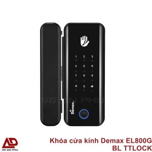 Khóa cửa kính Demax EL800G BL TTLOCK chính hãng cao cấp
