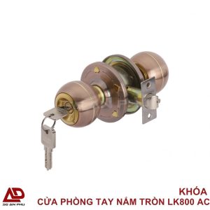 KHÓA CỬA PHÒNG TAY NẮM TRÒN LK800 AC