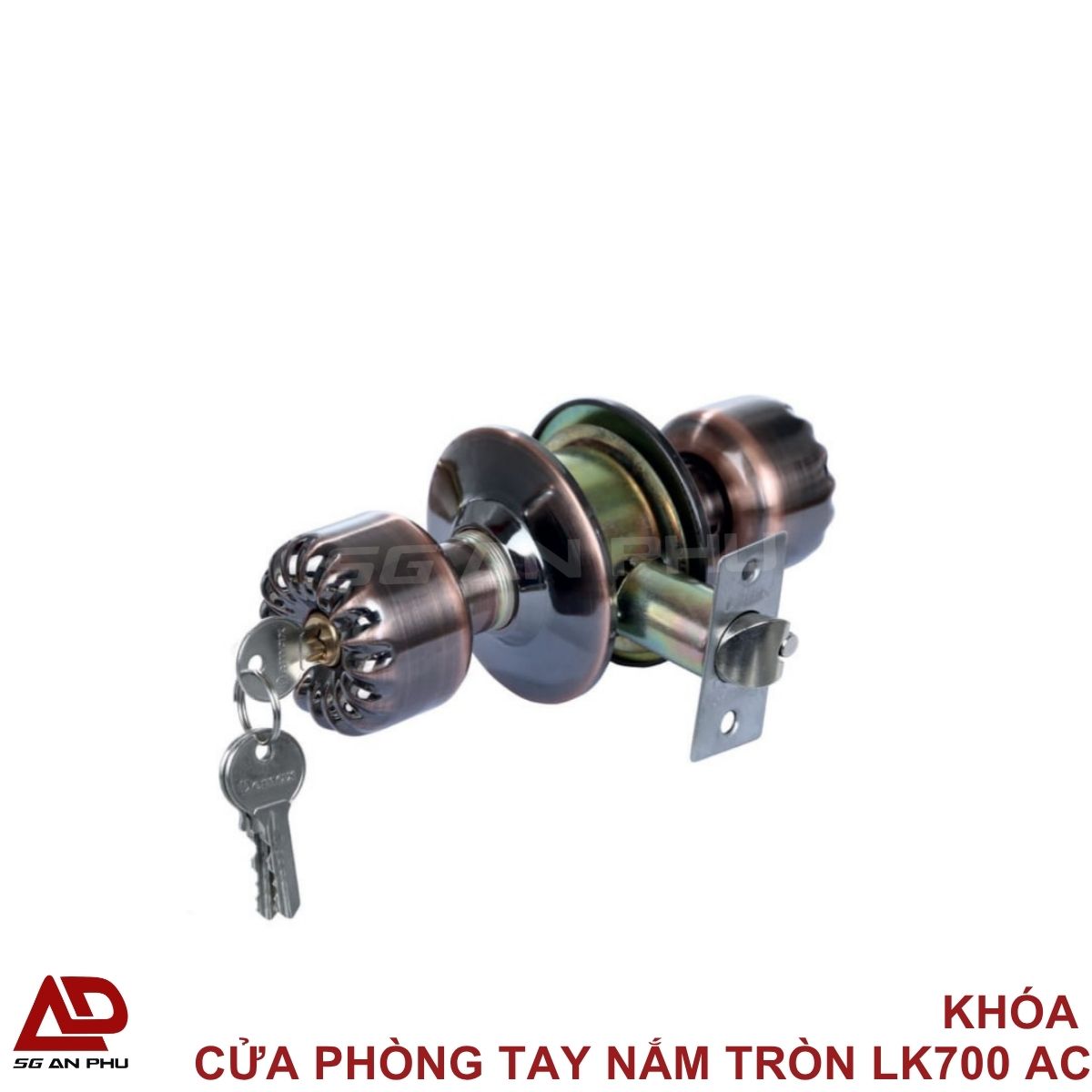 KHÓA CỬA PHÒNG TAY NẮM TRÒN LK700 AC