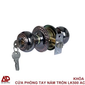 KHÓA CỬA PHÒNG TAY NẮM TRÒN LK500 AC chính hãng