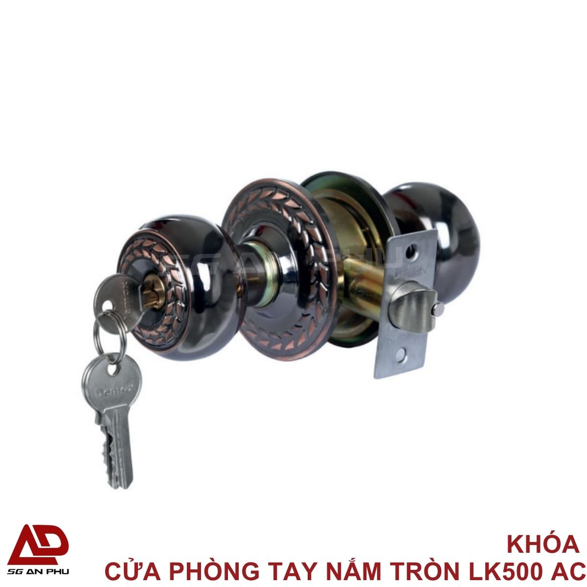 KHÓA CỬA PHÒNG TAY NẮM TRÒN LK500 AC chính hãng