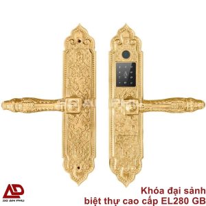 Khóa cửa phòng Biệt Thự EL350 24k Gold chính hãng
