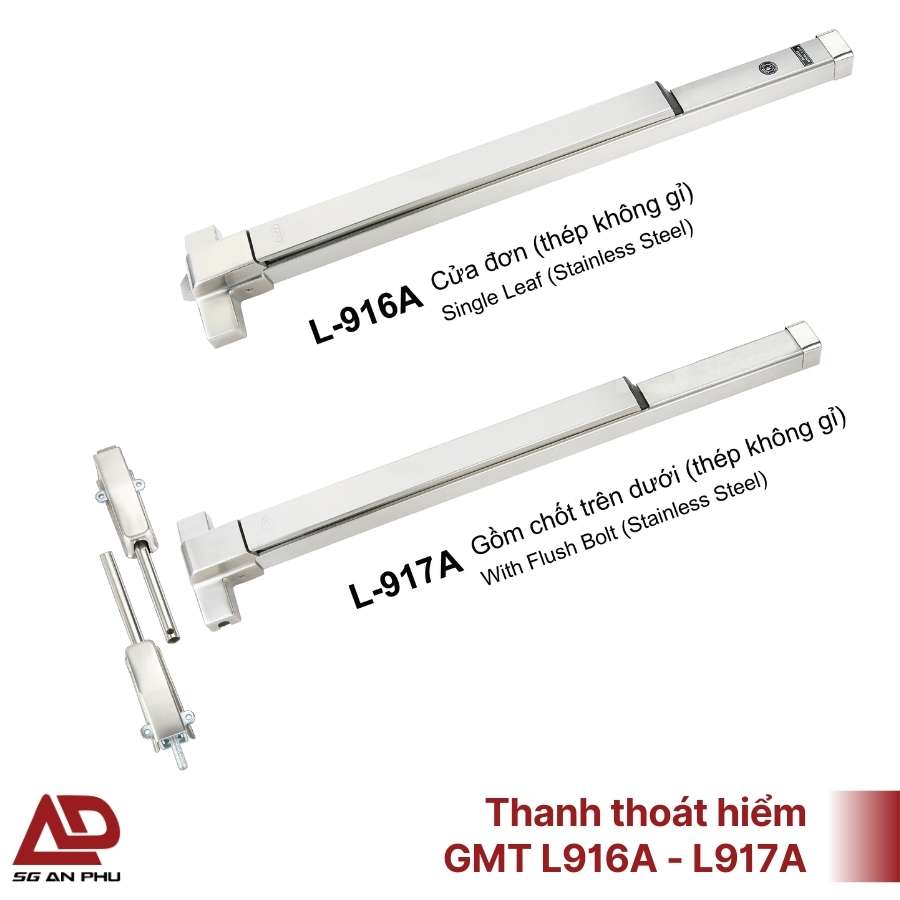 Thanh thoát hiểm GMT L916A và L917A