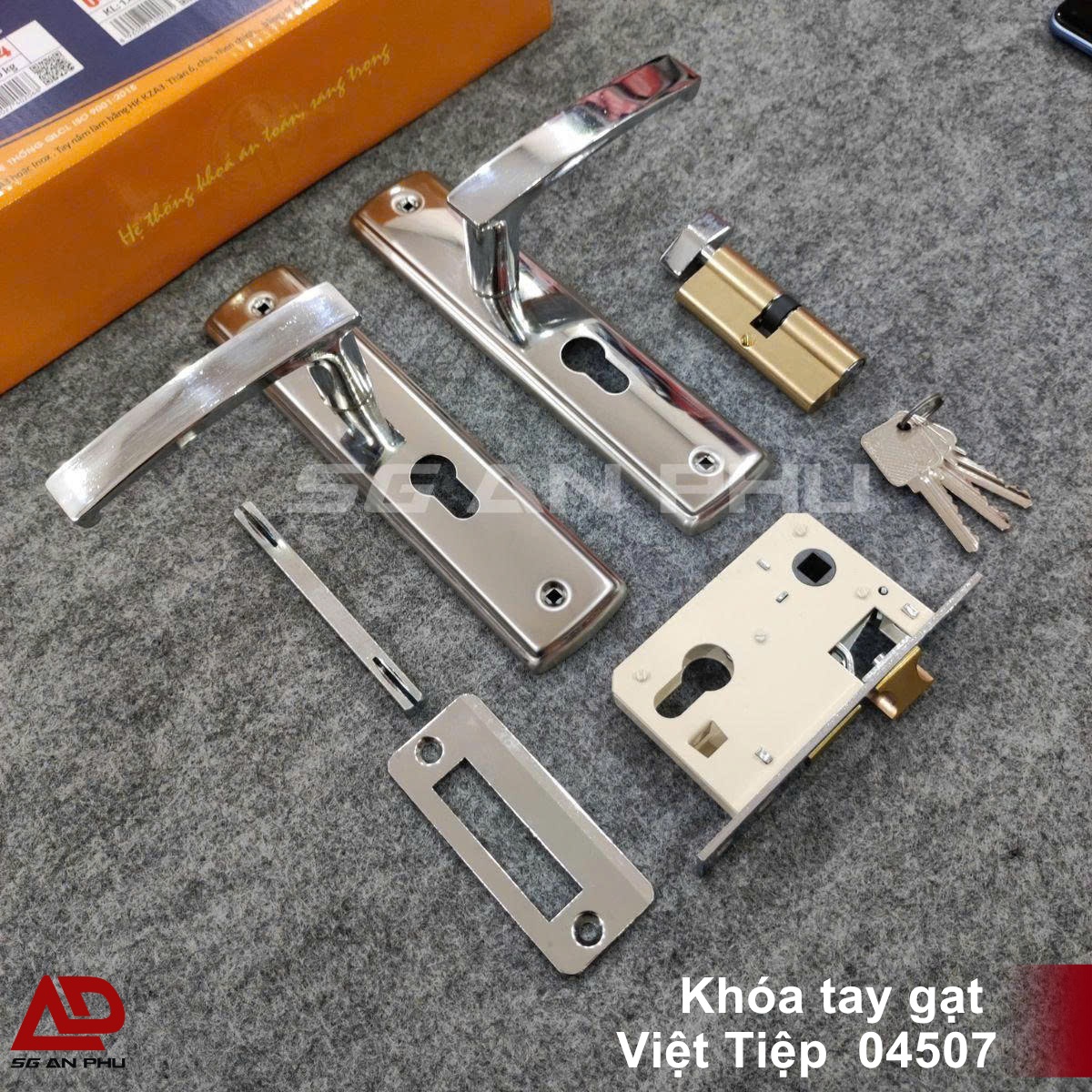 Cấu tạo cơ bản của khóa cửa Việt Tiệp tay gạt