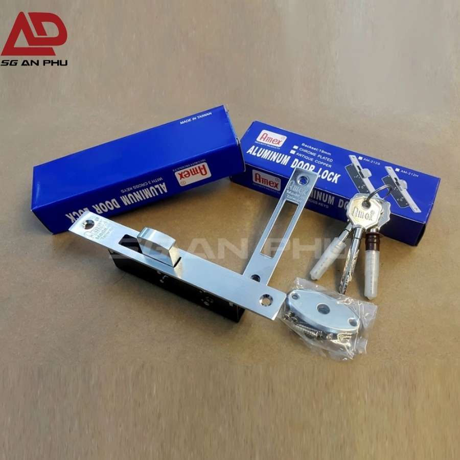 Khóa cửa lùa AMEX 212S phù hợp với hệ cửa như thế nào?